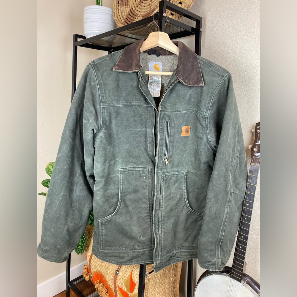 CARHARTT fits women S. Vintage canvas worker jacket